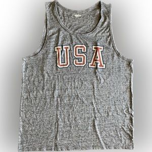 Old Navy USA Soft-Washed Graphic Tank Top - Men’s Large